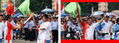 奧運圣火抵達惠州，旭日集團總經理，常宏公司董事長楊勛擔任火炬手